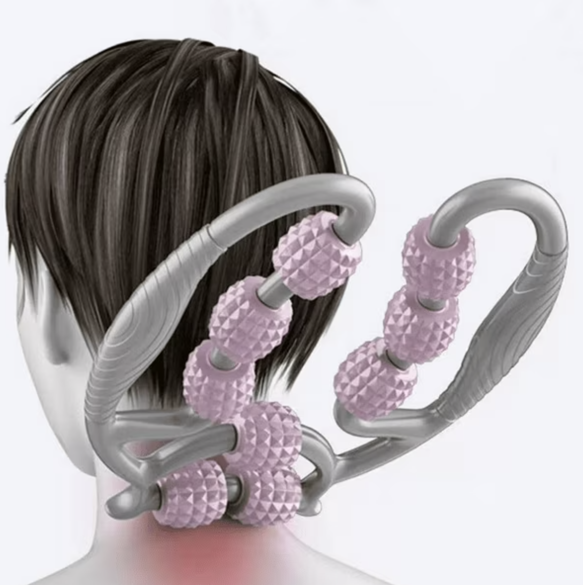 Masajeador Manual 9 ruedas 2 en 1